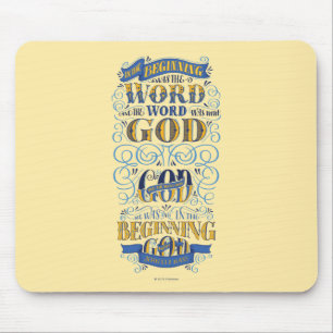 In the Beginning Was the Word Mouse Pad
