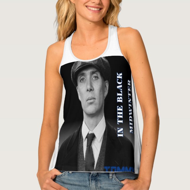  IN THE BLACK MIDWINTER Tommy Shelby T-SHIRT  (Front)