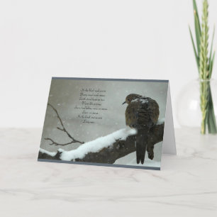 In the bleak mid-winter Christmas card