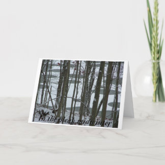 In the Bleak Midwinter Holiday Card