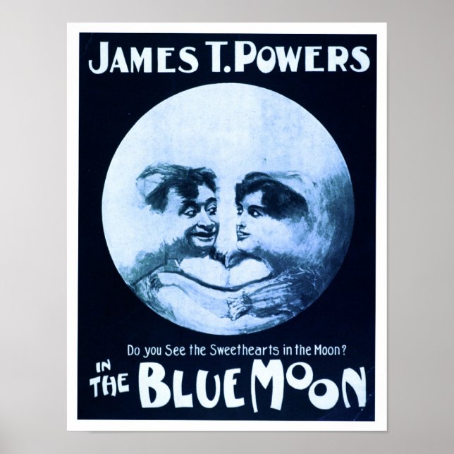 In The Blue Moon Theater Poster (Front)