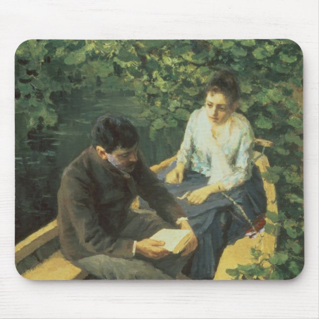 In the Boat, 1888 Mouse Pad (Front)