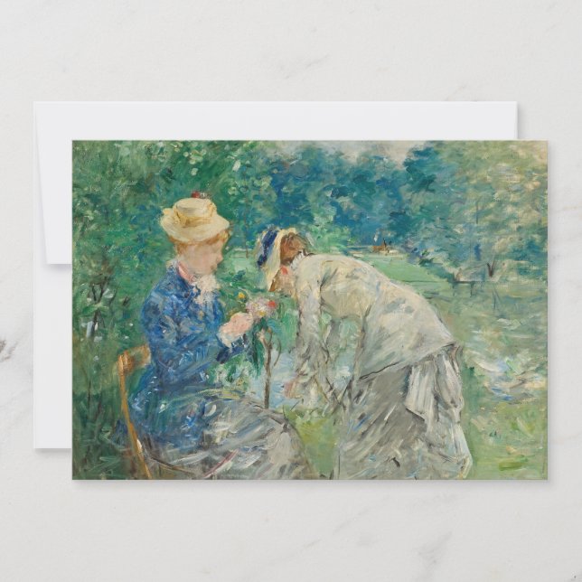 In the Bois de Boulogne | Berthe Morisot (Front)