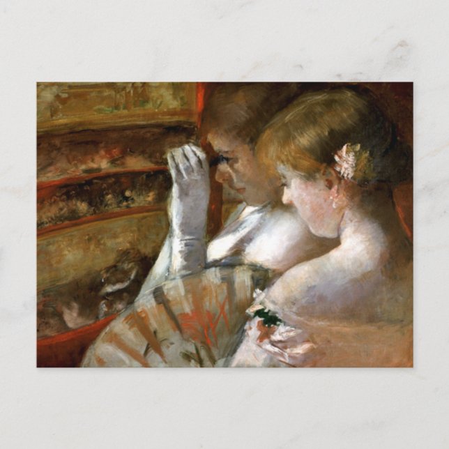 In the Box by Mary Cassatt Postcard (Front)