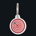 In The Bullseye Pet ID Tag<br><div class="desc">Show off your skill with the game of darts.</div>