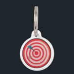 In The Bullseye Pet ID Tag<br><div class="desc">Show off your skill with the game of darts.</div>