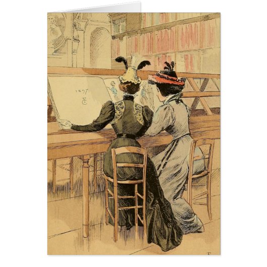 In the Cabinet des Estampes Cards (Front)