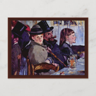 In The Café: Cabaret By Reichshoffen Postcard