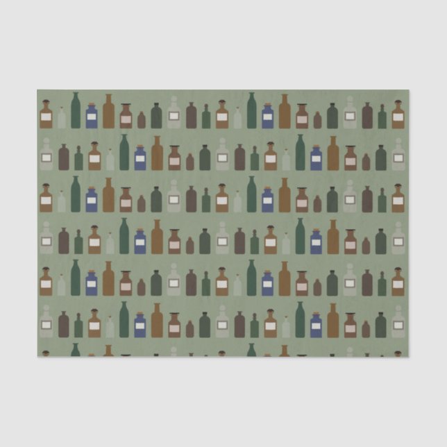 In The Care Of An Apothecary Tissue Paper (Front)