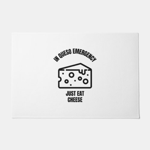 In the case of emergency funny cheese pun jokes doormat