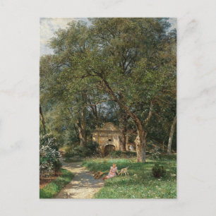 In the Castle Park Hugo Darnaut Postcard