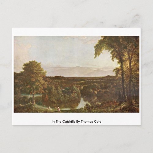 In The Catskills By Thomas Cole Postcard