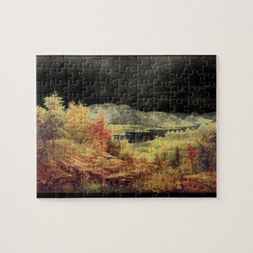 In the Catskills Jasper F Cropsey_Landscapes Jigsaw Puzzle