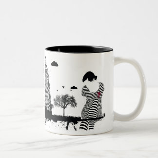 In the City Two-Tone Coffee Mug