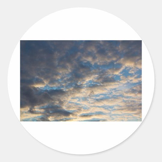 In The Clouds Classic Round Sticker