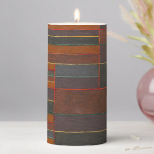 In the Current Six Thresholds, Paul Klee, Abstract Pillar Candle