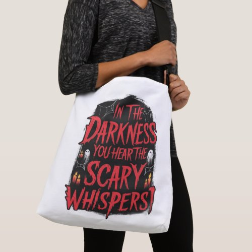 In the Dark A Creepy Message That Piques Curiosit Crossbody Bag