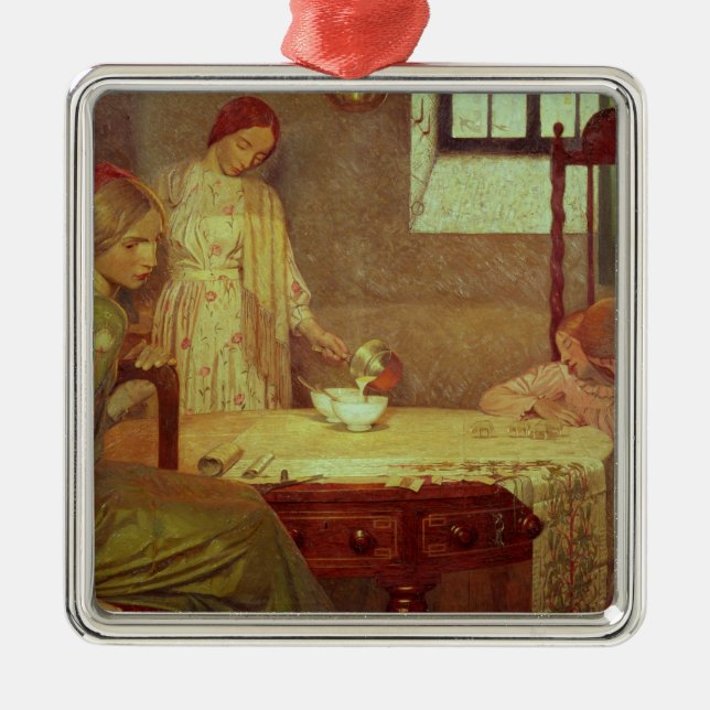 In the Depth of Winter Metal Ornament (Front)