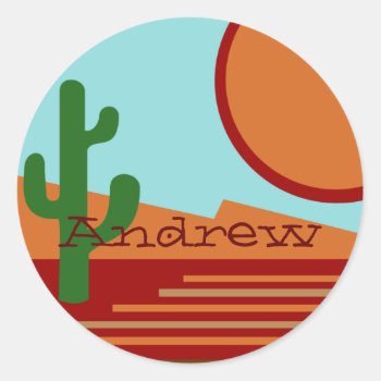 In The Desert Stickers by Customizables at Zazzle