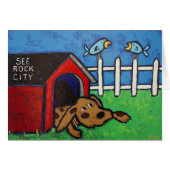 in the doghouse card (Front Horizontal)