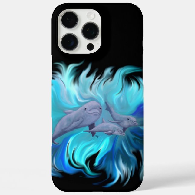 In the Dolphin School Case-Mate iPhone Case (Back)