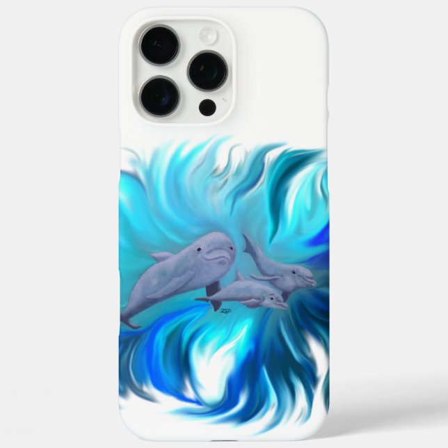 In the Dolphin School Case-Mate iPhone Case (Back)