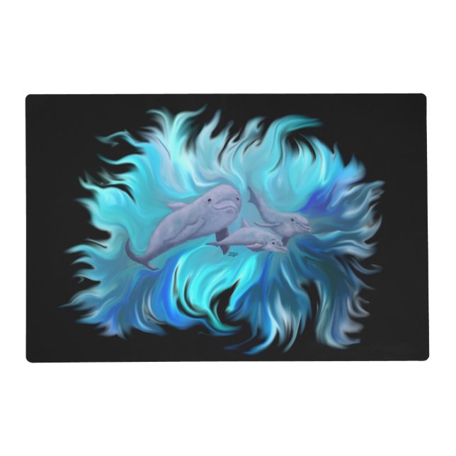 In the Dolphin School Pet Mat (Front)