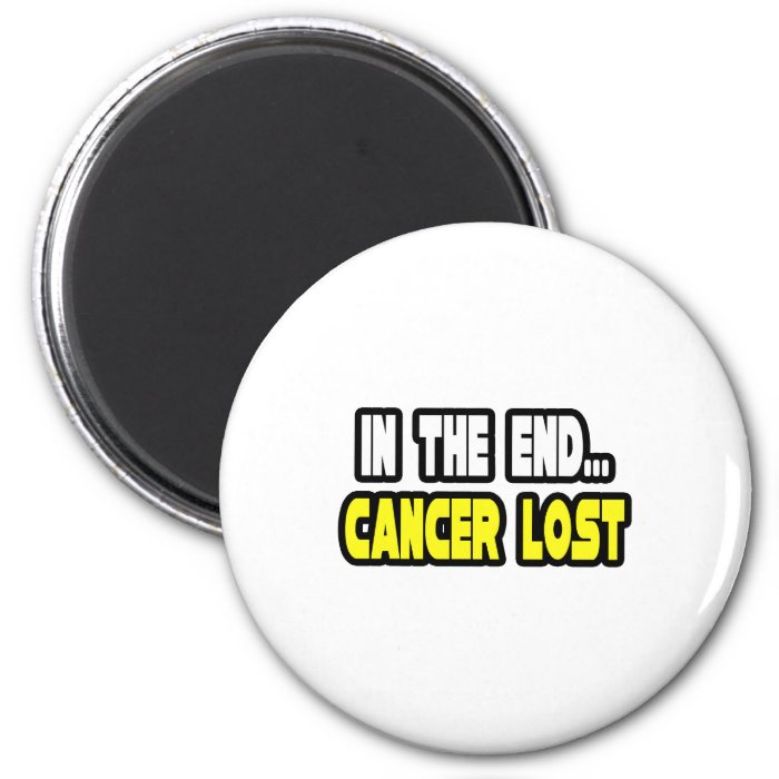 In The EndCancer Lost Fridge Magnet