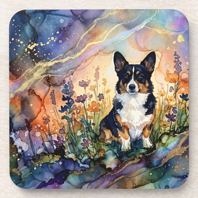 In the Evening Beverage Coaster (Front)