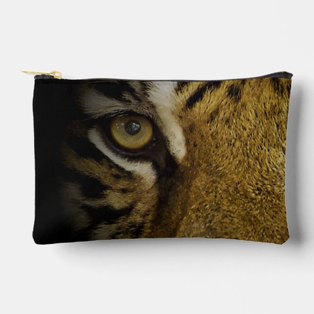 In the Eye of a Tiger Accessory Pouch (Front)