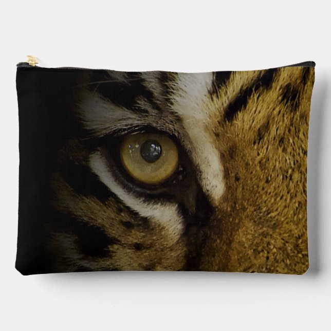 In the Eye of a Tiger Accessory Pouch (Front)