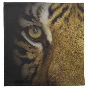 In the Eye of a Tiger Cloth Napkin