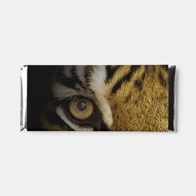 In the Eye of a Tiger Hershey Bar Favors (Front)