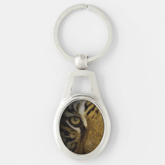 In the Eye of a Tiger Keychain (Front)