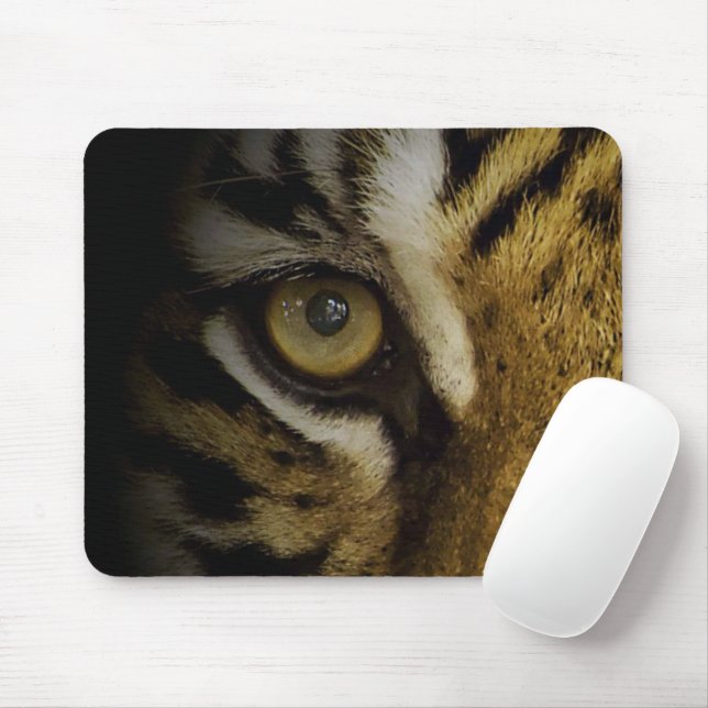 In the Eye of a Tiger Mouse Pad (With Mouse)