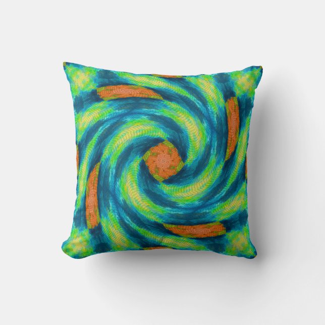 In the eye of the storm.... throw pillow (Front)
