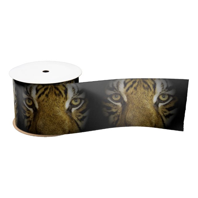 In the Eyes of a Tiger Satin Ribbon (Spool)