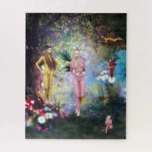 In the Fairies Forest Glade Fantasy Fairy