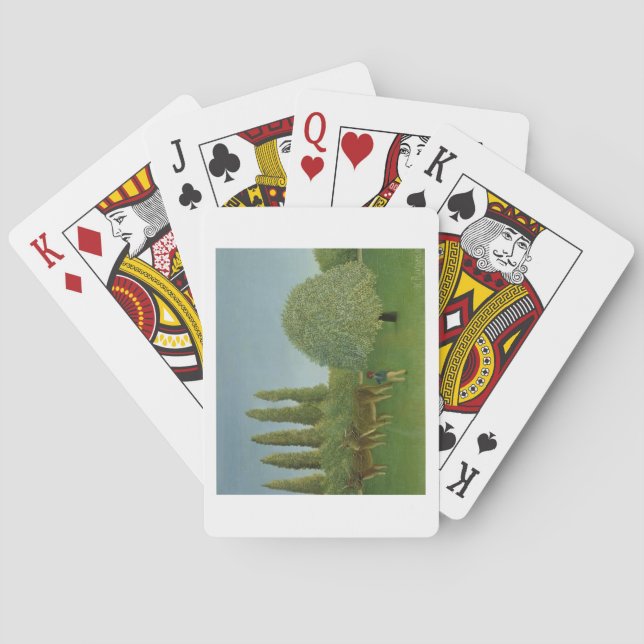 In the Fields, 1910 Poker Cards (Back)