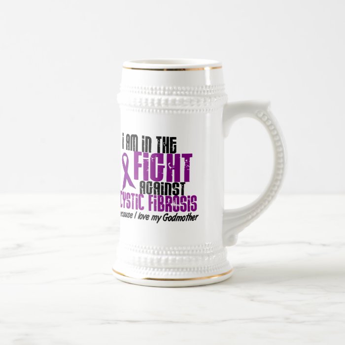 In The Fight Against Cystic Fibrosis GODMOTHER Coffee Mugs