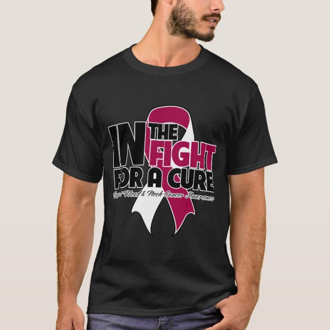 In The Fight For a Cure - Head and Neck Cancer T-Shirt (Front)