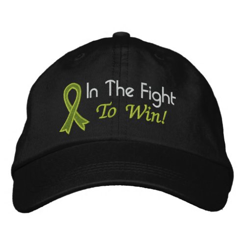 In The Fight To Win _ Lymphoma Embroidered Baseball Hat