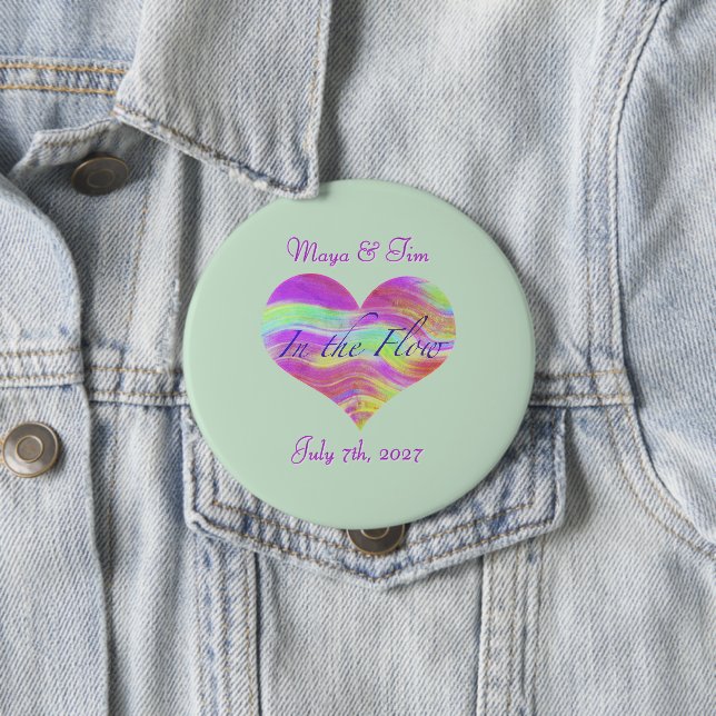 In the Flow of Love Button (In Situ)