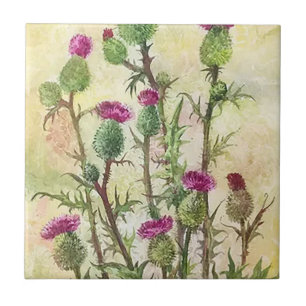 In the Flower Garden Ceramic Tile