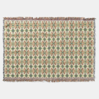 In the Footsteps of Floral Gold.5 Throw Blanket