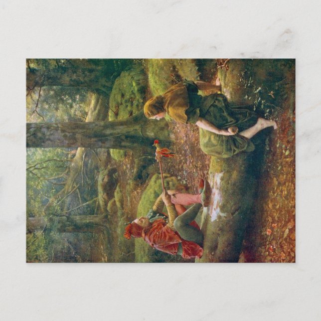 In The Forest Of Arden, c. 1892 by John Collier Postcard (Front)