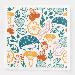 In the forest paper dinner napkins
