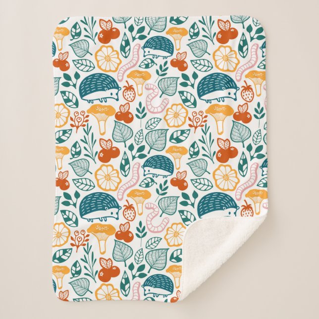 In the forest sherpa blanket (Front)