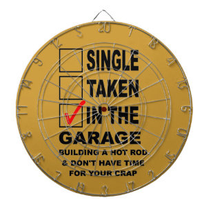 IN THE GARAGE BUILDING A HOT ROD DART BOARD