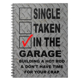 IN THE GARAGE BUILDING A HOT ROD NOTEBOOK